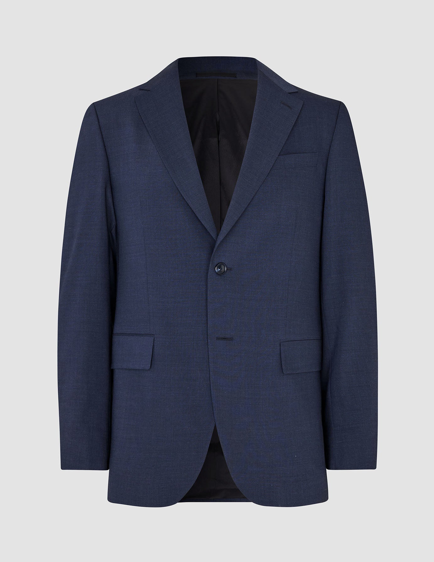 Tech Wool Blazer Navy Slim